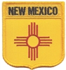 NEW MEXICO medium flag shield uniform or souvenir embroidered patch, NM
