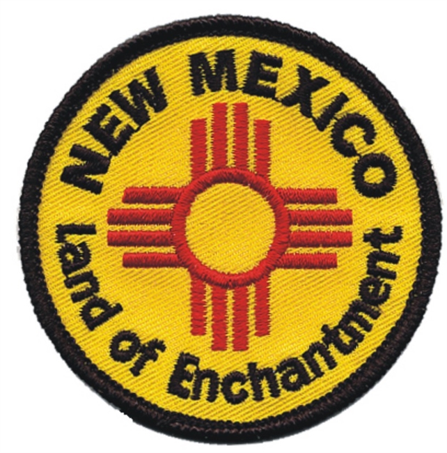 NEW MEXICO - LAND OF ENCHANTMENT souvenir embroidered patch, NM