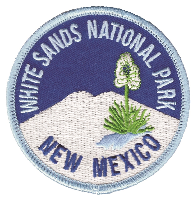 WHITE SANDS NATIONAL PARK souvenir embroidered patch