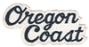 Oregon Coast script souvenir embroidered patch