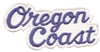 Oregon Coast script souvenir embroidered patch