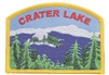 CRATER LAKE souvenir embroidered patch