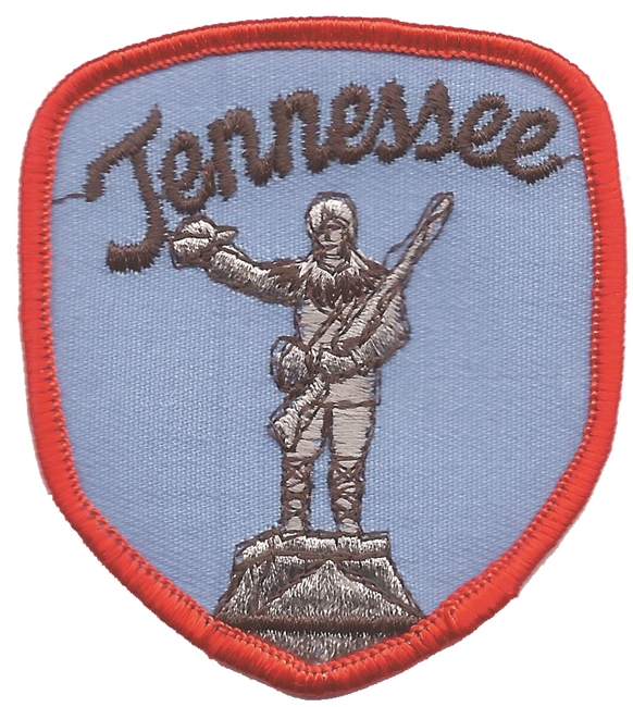 Tennessee souvenir shield uniform or souvenir embroidered patch, TN
