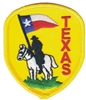 TEXAS souvenir shield embroidered patch, TX