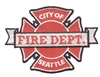 SEATTLE FIRE DEPT. souvenir embroidered patch.