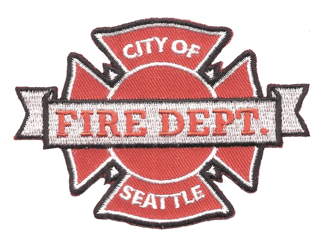 SEATTLE FIRE DEPT. souvenir embroidered patch.