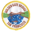 SAN FRANCISCO GOLDEN GATE BRIDGE souvenir embroidered patch