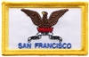 SAN FRANCISCO city flag uniform or souvenir embroidered patch