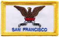 SAN FRANCISCO city flag uniform or souvenir embroidered patch