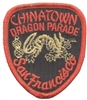 San Francisco CHINATOWN DRAGON PARADE souvenir embroidered patch