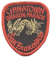 San Francisco CHINATOWN DRAGON PARADE souvenir embroidered patch