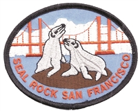 SAN FRANCISCO SEAL ROCK souvenir embroidered patch