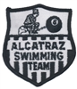 ALCATRAZ SWIMMING TEAM souvenir embroidered patch