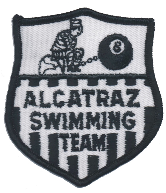 ALCATRAZ SWIMMING TEAM souvenir embroidered patch