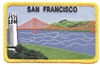 SAN FRANCISCO Coit Tower souvenir embroidered patch