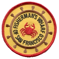 SAN FRANCISCO FISHERMAN'S WHARF souvenir embroidered patch