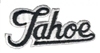 Tahoe script souvenir embroidered patch