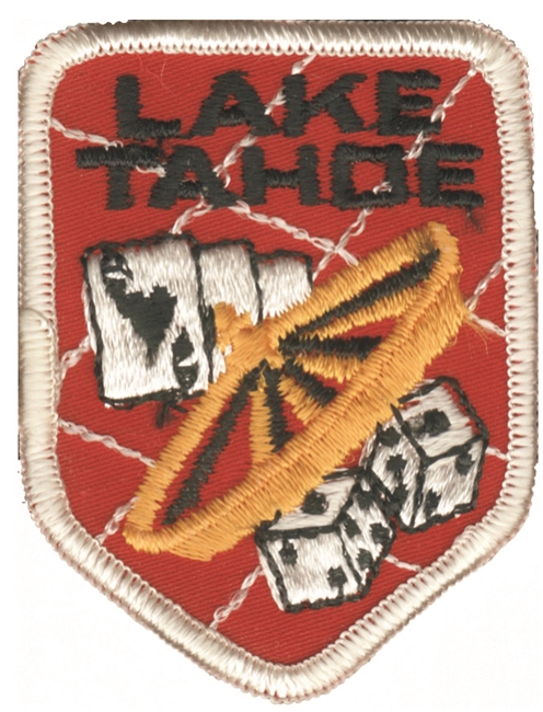 LAKE TAHOE roulette - souvenir embroidered patch