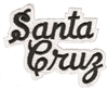 Santa Cruz souvenir embroidered patch