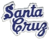 Santa Cruz souvenir embroidered patch