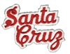 Santa Cruz souvenir embroidered patch