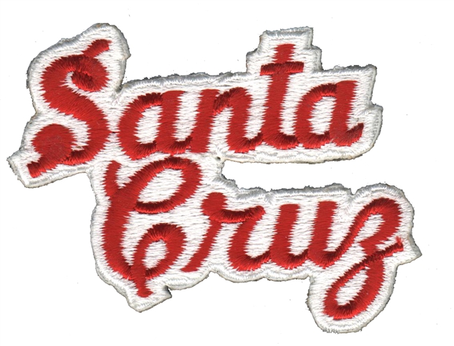 Santa Cruz souvenir embroidered patch