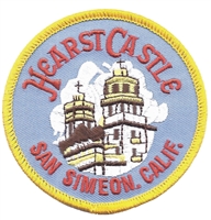 HEARST CASTLE - SAN SIMEON, CALIF souvenir embroidered patch
