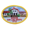 MISSION SAN LUIS OBISPO 1772 souvenir embroidered patch