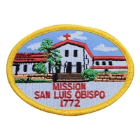 MISSION SAN LUIS OBISPO 1772 souvenir embroidered patch