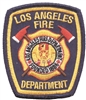 LOS ANGELES FIRE DEPARTMENT souvenir embroidered patch.
