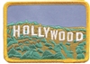 HOLLYWOOD sign picture souvenir embroidered patch