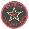HOLLYWOOD STUNTMEN'S LEAGUE souvenir embroidered patch