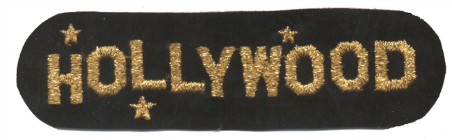 HOLLYOOD souvenir embroidered patch