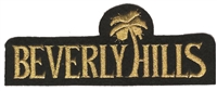 BEVERLY HILLS souvenir embroidered patch
