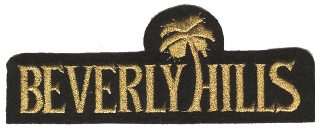 BEVERLY HILLS souvenir embroidered patch