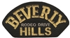 BEVERLY HILLS souvenir embroidered patch