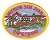 MISSION SAN JUAN CAPISTRANO souvenir embroidered patch