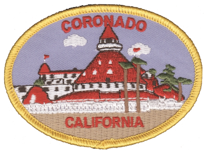 CORONADO CALIFORNIA souvenir embroidered patch
