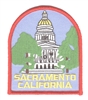 SACRAMENTO CALIFORNIA capital souvenir embroidered patch