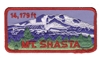 MT. SHASTA 14,179 FT  souvenir embroidered patch