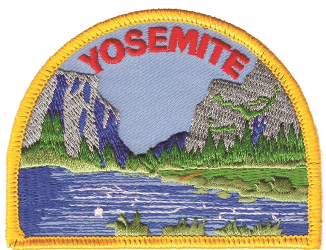 YOSEMITE Gates of the Valley souvenir embroidered patch