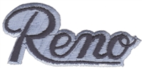 Reno script blue/blue souvenir embroidered patch