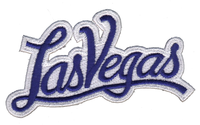 Las Vegas script souvenir embroidered patch