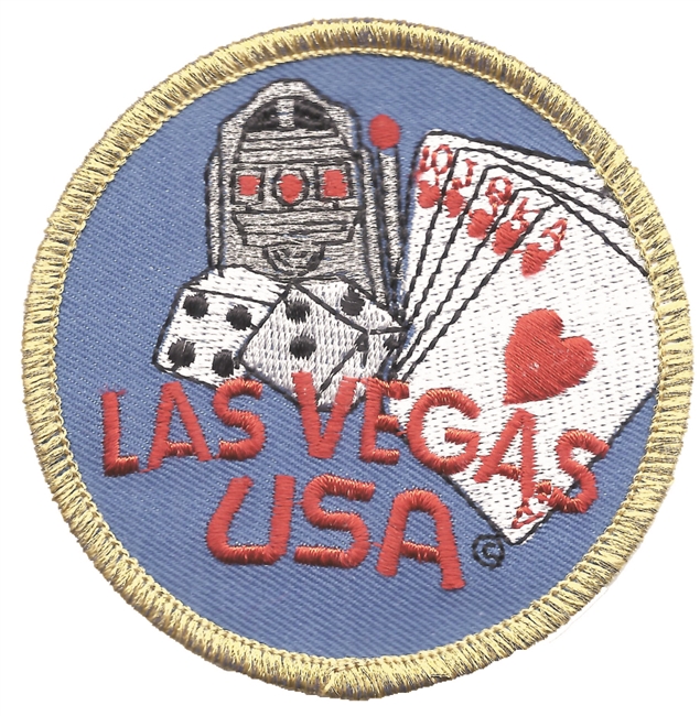LAS VEGAS  USA souvenir embroidered patch