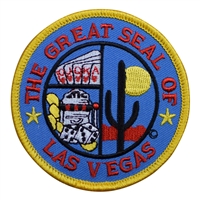 THE GREAT SEAL OF LAS VEGAS souvenir embroidered patch