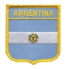 ARGENTINA medium flag shield souvenir embroidered patch