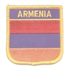 ARMENIA medium flag shield souvenir embroidered patch