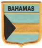BAHAMAS medium flag shield souvenir embroidered patch