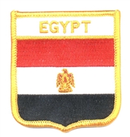 EGYPT medium flag shield souvenir embroidered patch