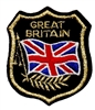GREAT BRITAIN mylar shield souvenir embroidered patch